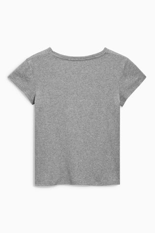 Grey Perfect Slogan T-Shirt (3-16yrs)